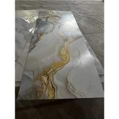 Hermosa lámina de mármol de PVC UV